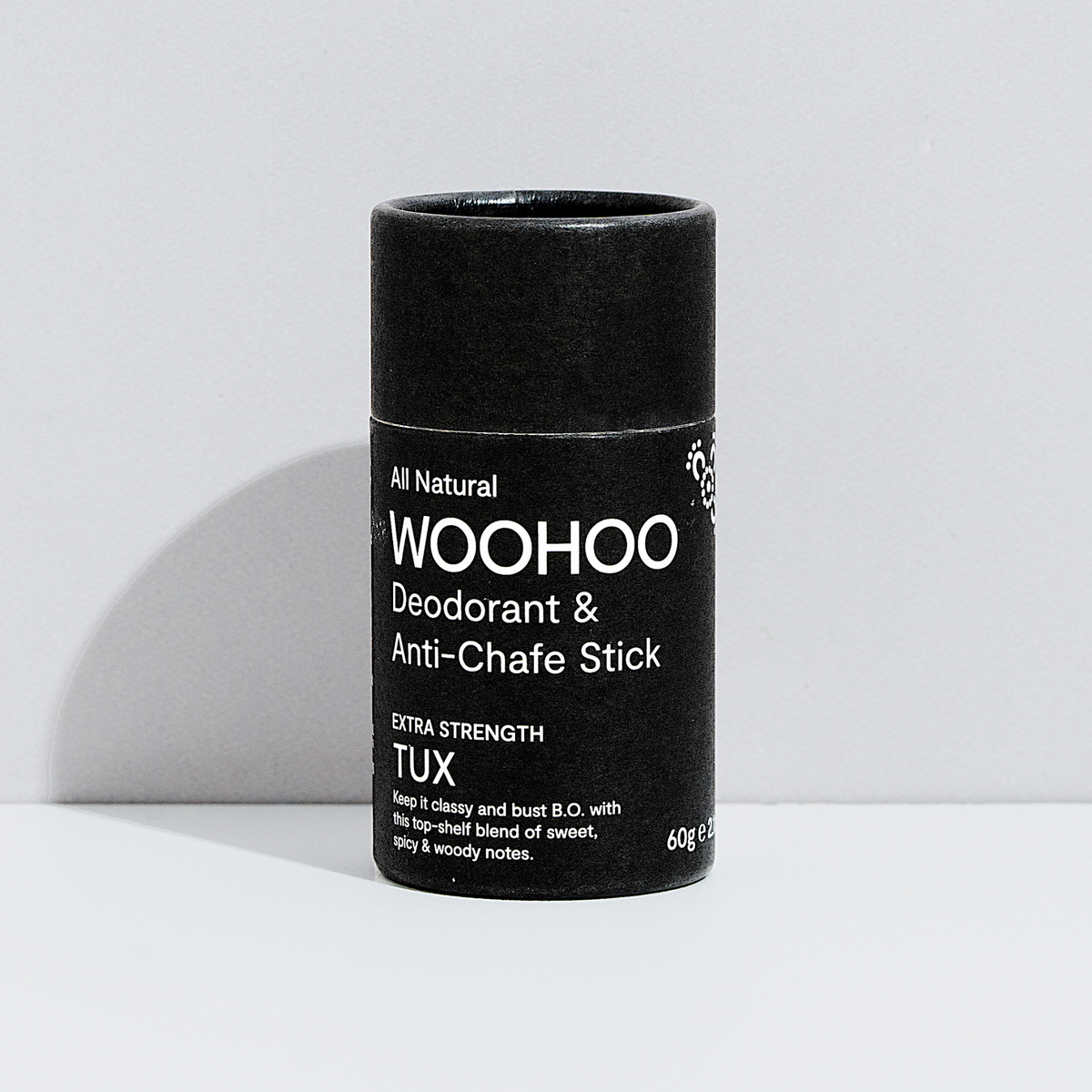 Woohoo Natural Deodorant &amp; Anti-Chafe Stick (Tux) 60g