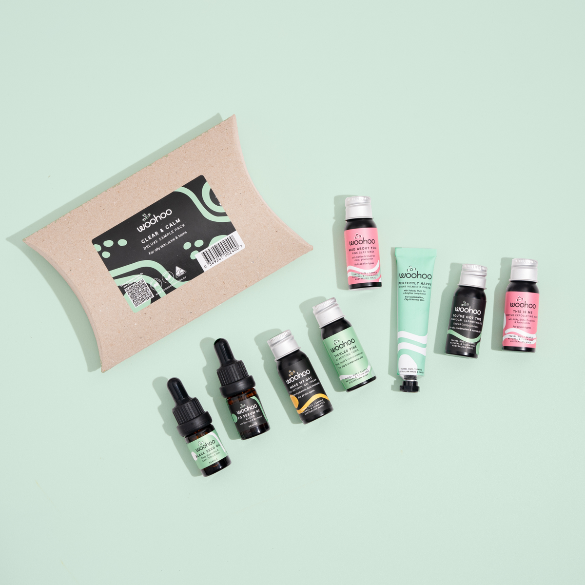 &#39;Clear + Calm&#39; Sample Pack (for Oily Skin / Acne / Teens)