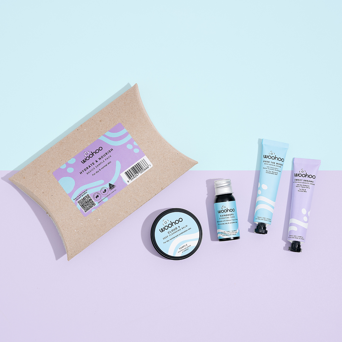 &#39;Hydrate + Nourish&#39; Sample Pack (for Normal / Dry skin)